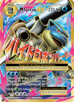 Pokémon-Karte M-Turtok EX 102/108