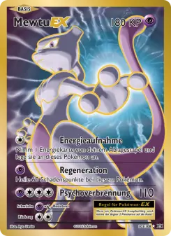 Pokémon-Karte Mewtu EX 103/108