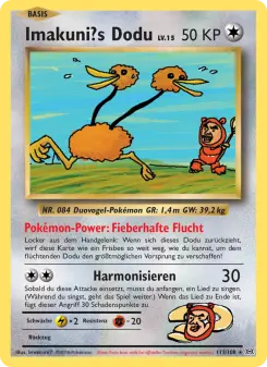Pokémon-Karte Imakuni?s Dodu 112/108