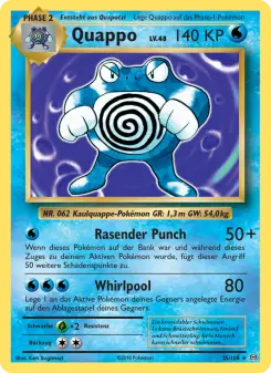 Pokémon-Karte Quappo 025/108