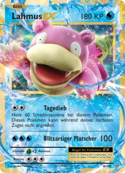 Pokémon-Karte Lahmus EX 026/108