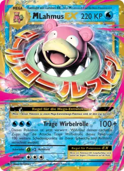 Pokémon-Karte M-Lahmus EX 027/108