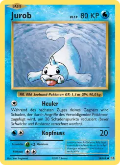 Pokémon-Karte Jurob 028/108