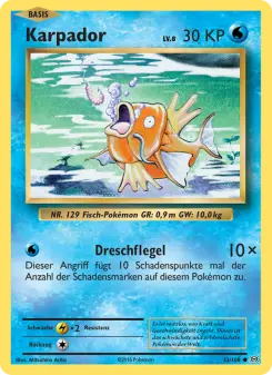 Pokémon-Karte Karpador 033/108