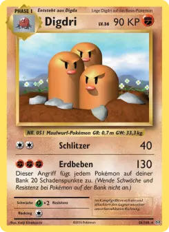 Pokémon-Karte Digdri 056/108