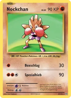 Pokémon-Karte Nockchan 062/108