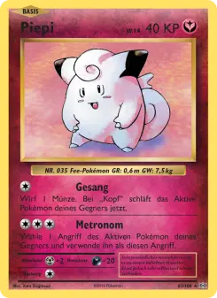 Pokémon-Karte Piepi 063/108