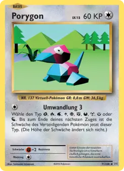 Pokémon-Karte Porygon 071/108