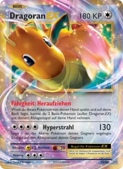 Pokémon-Karte Dragoran EX 072/108