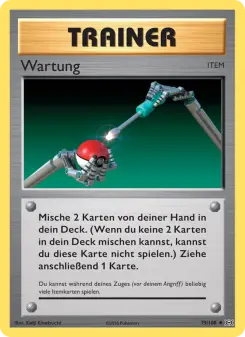 Pokémon-Karte Wartung 079/108