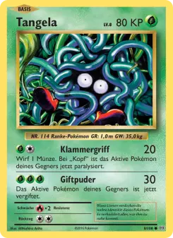 Pokémon-Karte Tangela 008/108