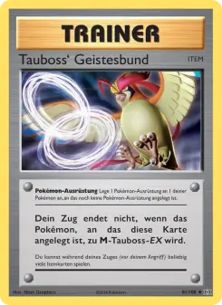 Pokémon-Karte Tauboss' Geistesbund 081/108