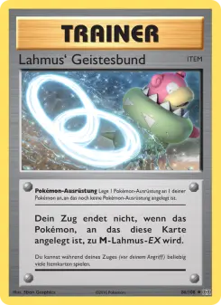 Pokémon-Karte Lahmus' Geistesbund 086/108