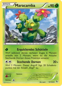 Pokémon-Karte Maracamba 010/106