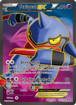 Pokémon-Karte Toxiquak EX 102/106