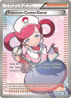 Pokémon-Karte Pokémon-Center-Dame 105/106