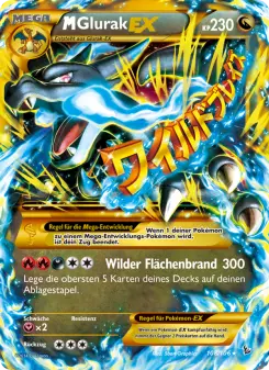 Pokémon-Karte M-Glurak EX 108/106