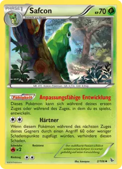 Pokémon-Karte Safcon 002/106