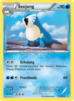 Pokémon-Karte Seejong 025/106