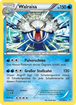 Pokémon-Karte Walraisa 026/106