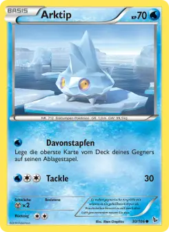 Pokémon-Karte Arktip 030/106