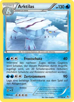 Pokémon-Karte Arktilas 031/106
