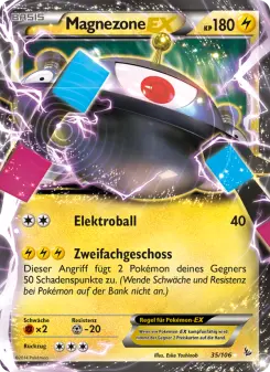 Pokémon-Karte Magnezone EX 035/106