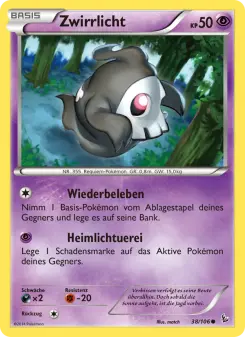 Pokémon-Karte Zwirrlicht 038/106