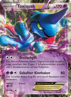 Pokémon-Karte Toxiquak EX 041/106