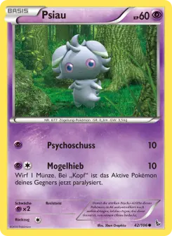 Pokémon-Karte Psiau 042/106