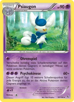 Pokémon-Karte Psiaugon 043/106
