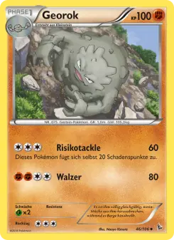 Pokémon-Karte Georok 046/106