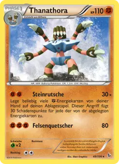 Pokémon-Karte Thanathora 049/106