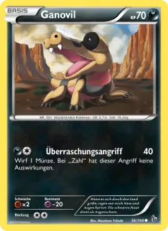 Pokémon-Karte Ganovil 056/106