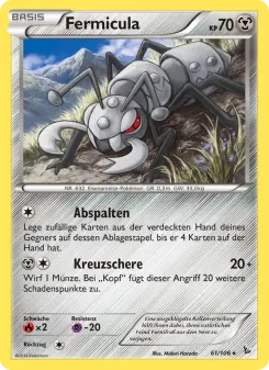 Pokémon-Karte Fermicula 061/106