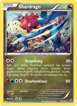 Pokémon-Karte Shardrago 070/106