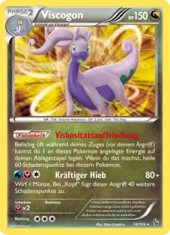 Pokémon-Karte Viscogon 074/106