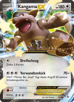 Pokémon-Karte Kangama EX 078/106