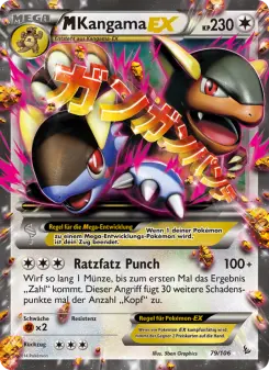Pokémon-Karte M-Kangama EX 079/106