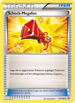 Pokémon-Karte Schock-Megafon 097/106