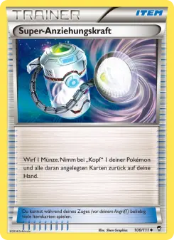Pokémon-Karte Super-Anziehungskraft 100/111