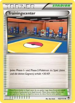 Pokémon-Karte Trainingscenter 102/111