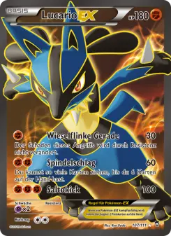 Pokémon-Karte Lucario EX 107/111