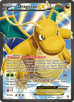 Pokémon-Karte Dragoran EX 108/111