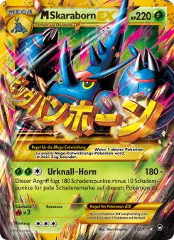 Pokémon-Karte M Skaraborn EX 112/111