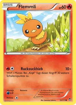 Pokémon-Karte Flemmli 012/111