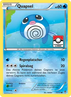 Pokémon-Karte Quapsel 015/111