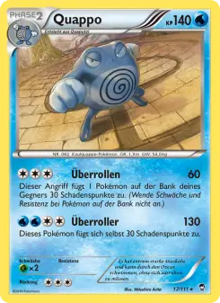 Pokémon-Karte Quappo 017/111