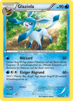 Pokémon-Karte Glaziola 019/111