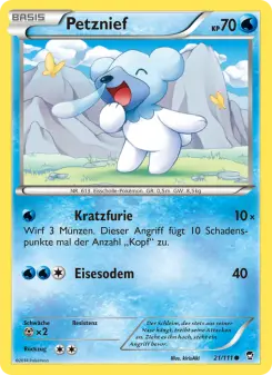 Pokémon-Karte Petznief 021/111